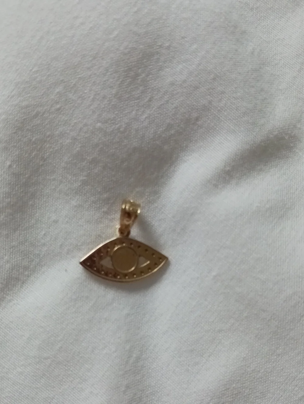 Macy's Evil Eye Charm Pendant In 14k Gold